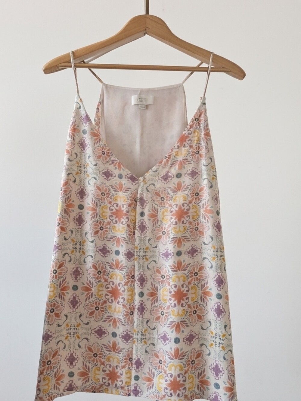 Floral Satin Cami Top - Pastel‎ Multi